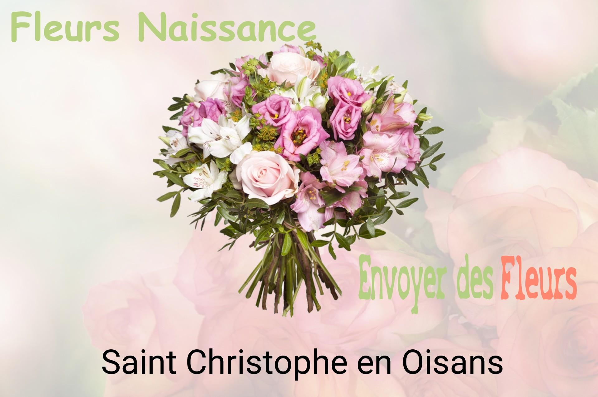 Bouquet de fleurs de naissance livré à Saint-Christophe-en-Oisans